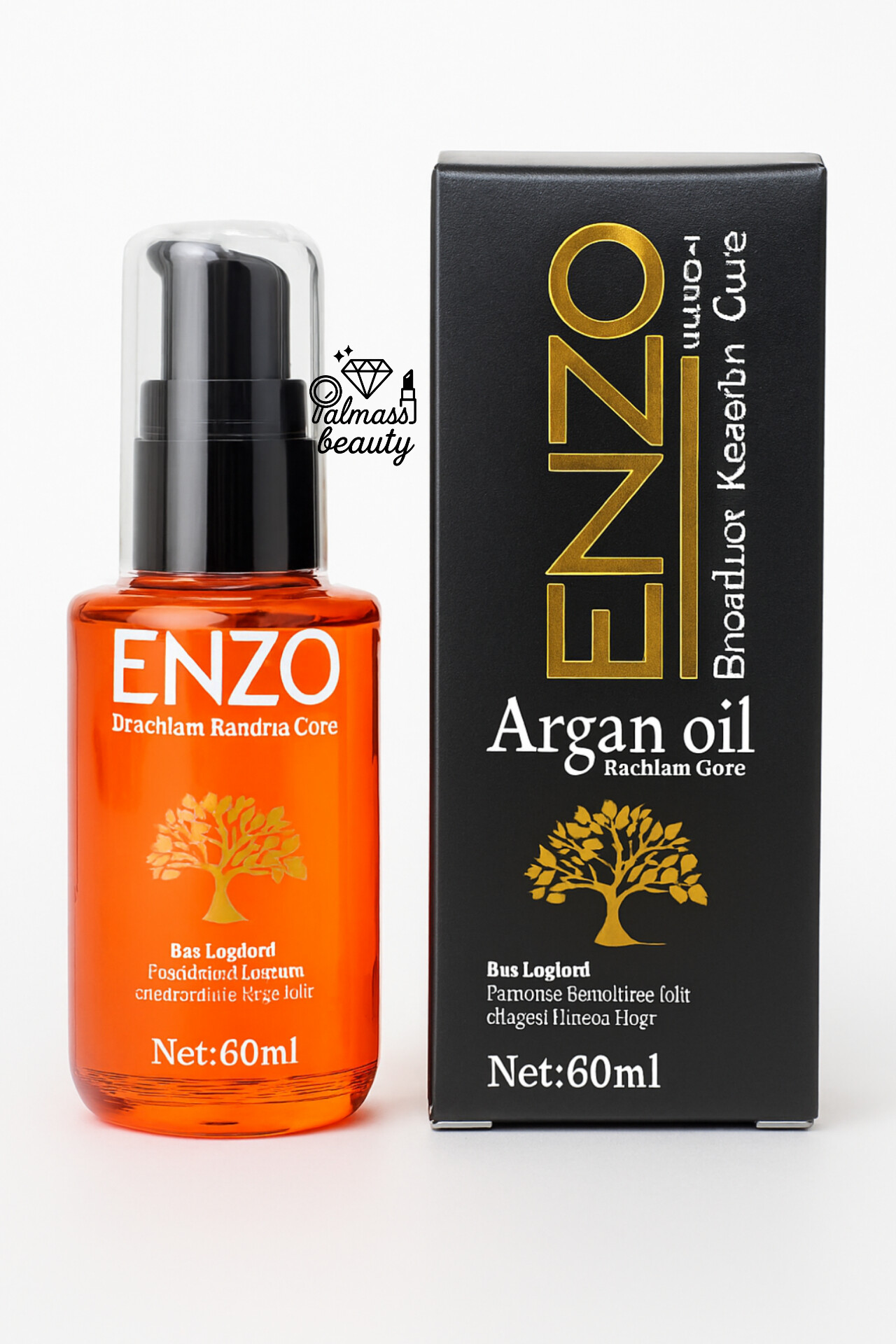 روغن آرگان enzo ترمیم کننده قوی مو از فروشگاه الماس زیبایی