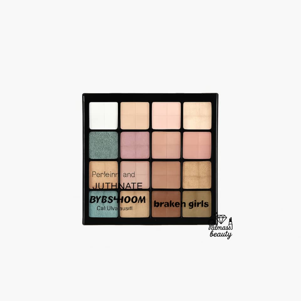 سایه 16 رنگ  مات و شاین  برند broken girls